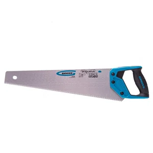 Gross Ножовка по дереву Piranha , 450 мм, 7-8 TPI, зуб-3D, каленый зуб, двухкомпонентная рукоятка 24100