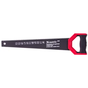 Matrix Ножовка по дереву UNIVERSAL, 400 мм, две рабочие кромки 13-14 TPI и 7-8 TPI, тефлоновое покрытие 23571