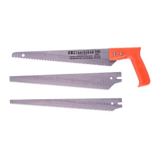 Sparta Ножовка по дереву, 300 мм, 3 сменных полотна, пластиковая рукоятка (Ижевск) Россия 23120