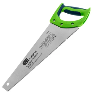 Сибртех Ножовка по дереву Зубец , 350 мм, 11 TPI, зуб 2D, калёный зуб, 2-х компонентная рукоятка 23823