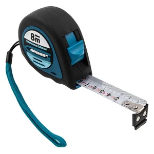 Gross Рулетка "Ergonomisch",8 м x 25 мм,магнитный обрезиненный зацеп 31104