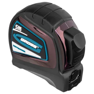 Gross Рулетка "Doppelhaken",5 м x 19 мм,двухсторонний зацеп,Нейлон,двусторонняя шкала,автоматическая фиксация 31123