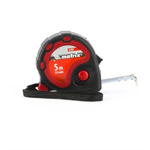 Matrix Рулетка Status 3 fixations,5 м х 19 мм,двухкомпонентный корпус,3 фиксации ленты 31034