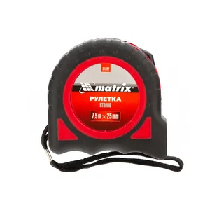 Matrix Рулетка Strong,7,5 м х 25 мм,обрезиненный корпус 31082