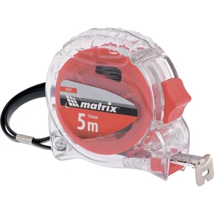 Matrix Рулетка Crystal,5 м х 25 мм,корпус из поликарбоната 31073