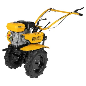 Denzel Мотоблок DPT-270S, 7 л.с., ремен.сцеп, фрез 3х4, ШОМ, передачи 2В/1Н 56442