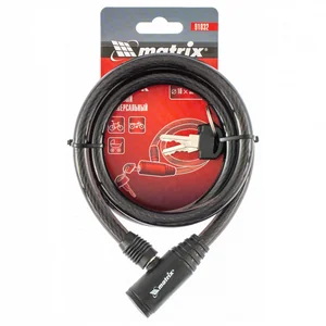 Matrix Замок тросовый универсальный, 10 х 960 мм 91832