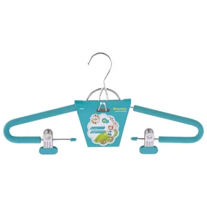 Elfe Вешалка для костюма с мягким противоскользящим покрытием 42 см, бирюзовая 92925