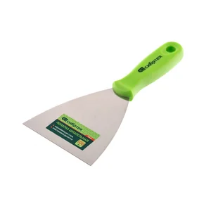 Сибртех Шпательная лопатка из нержавеющей стали, 100 мм, пластмассовая ручка 85548