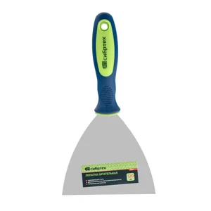 Сибртех Шпательная лопатка из нержавеющей стали, 120 мм, двухкомпонентная ручка 85527