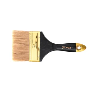 Matrix Кисть плоская Профи 4 , натуральная щетина, деревянная ручка 83155