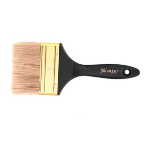 Matrix Кисть плоская Профи 4 , натуральная щетина, пластмассовая ручка 83165