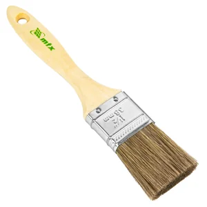 Matrix Кисть плоская Евро 1.5 , смешанная щетина, деревянная ручка 83078