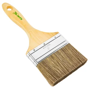 Matrix Кисть плоская Евро 4 , смешанная щетина, деревянная ручка 83082