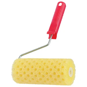 Matrix Валик Структурный поролоновый с ручкой, горошек , 180 мм, D 80 мм, D ручки 6 мм 80215