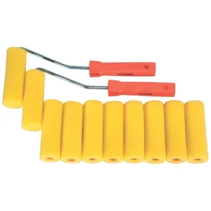 Sparta Набор мини-валиков Поролон , 100 мм, D 35 мм, D ручки 6 мм, 10 шт, 2 бюгеля 802835