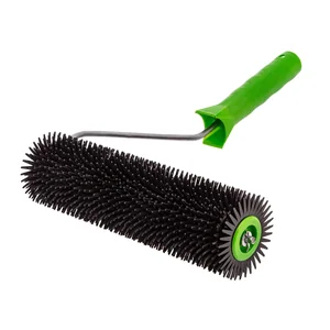 Сибртех Валик игольчатый для наливных полов с ручкой, острая игла, 240 мм// 81110