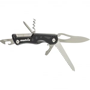 Matrix Нож многофункциональный, 7 функций, в чехле, 107 мм 17624