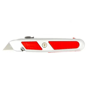 Matrix Нож, 19 мм, выдвижное трапециевидное лезвие, отделение для лезвий, метал. корпус 78967