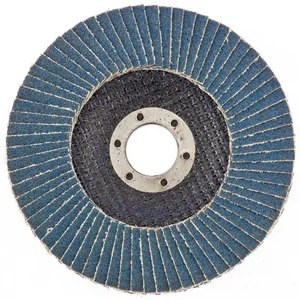 Сибртех Круг лепестковый торцевой КЛТ-1, ZK10X W (цирконий), зернистость 40Н(Р 40), 125 х 22.2 мм, "БАЗ" 74020