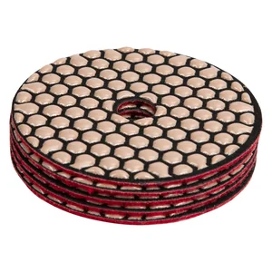 Matrix Алмазный гибкий шлифовальный круг, 100 мм, P100, сухое шлифование, 5 шт. 73501