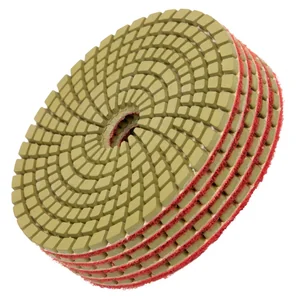 Matrix Алмазный гибкий шлифовальный круг, 100 мм, P800, мокрое шлифование, 5 шт. 73511