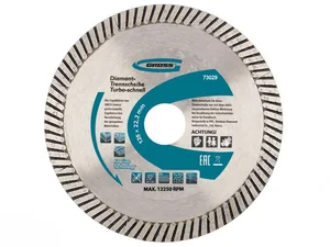 Gross Диск алмазный, 125 х 22.2 мм, турбо с лазерной перфорацией, сухая резка 73029