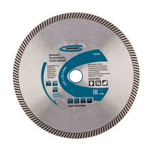 Gross Диск алмазный, 230 х 22.2 мм, турбо, сухая резка 730347