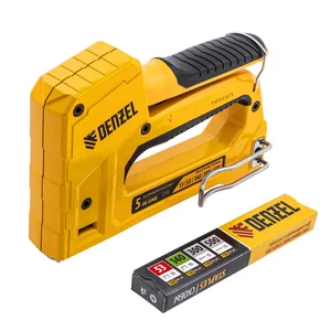 Denzel Степлер мебельный, тип 53 и 13, 6-14мм, тип 140, 10-14мм, тип 300, 15мм, тип 500, 15мм// 40215