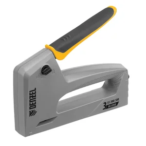 Denzel Степлер мебельный, пластиковый корпус, тип 53, 6-14 мм, тип 300, 15 мм, тип 500, 15 мм 40213