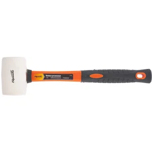 Sparta Киянка резиновая, 225 г, белая резина, фибергласовая рукоятка 11128