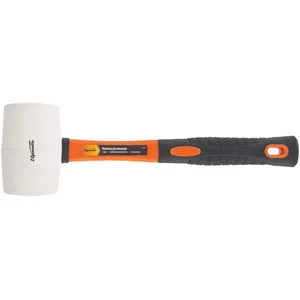 Sparta Киянка резиновая, 680 г, белая резина, фибергласовая рукоятка 11130