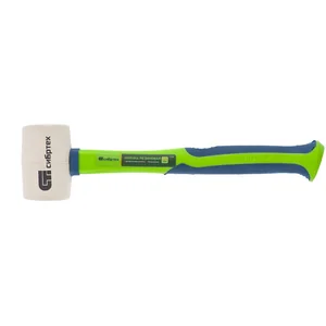 Сибртех Киянка резиновая, 225 г, белая резина, фибергласовая рукоятка 11166