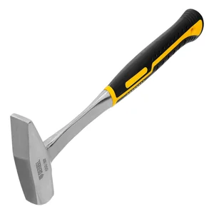 Denzel Молоток слесарный 600 г, цельнометаллический, двухкомпонентная рукоятка 10404