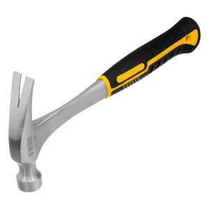 Denzel Молоток-гвоздодер 350 г, цельнометаллический, двухкомпонентная рукоятка 10422