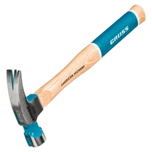 Gross Молоток-гвоздодер, 280 г, угол 75, магнит, обрезиненная рукоятка American hickory 10417