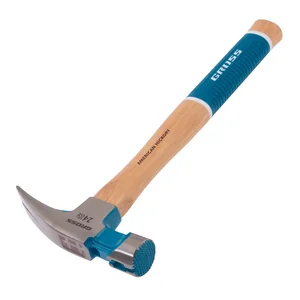 Gross Молоток-гвоздодер, 680 г, угол 75, магнит, обрезиненная рукоятка AMERICAN HICKORY // 10425