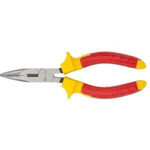 Matrix Длинногубцы изогнутые Insulated, 160 мм, двухкомпонентные рукоятки Professional17472