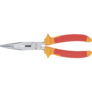 Matrix Длинногубцы изогнутые Insulated, 200 мм, двухкомпонентные рукоятки Professional17474