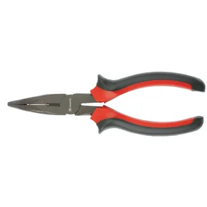 Matrix Длинногубцы изогнутые Black Nickel, 180 мм, двухкомпонентные рукоятки 17460