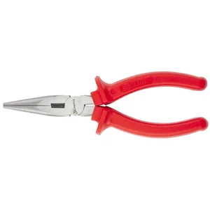 Matrix Длинногубцы прямые Econom, 180 мм, шлифованные, пластмассовые рукоятки 17193