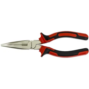 Matrix Длинногубцы изогнутые Nickel, 180 мм, никелированные, двухкомпонентные рукоятки 17422