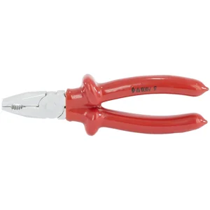 Sparta Плоскогубцы комбинированные, 200 мм, диэлектрические ручки до 1000 В, оцинкованные (НИЗ) 16987