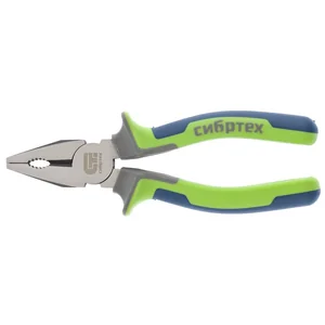 Сибртех Плоскогубцы комбинированные, 160 мм, фосфатирование, трехкомпонентные рукоятки 17053
