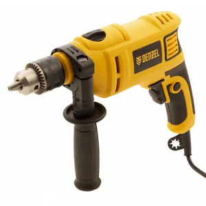 Denzel Дрель ударная ID-750, 750 Вт, 0-3000 об/мин, 48000 уд/мин 26307