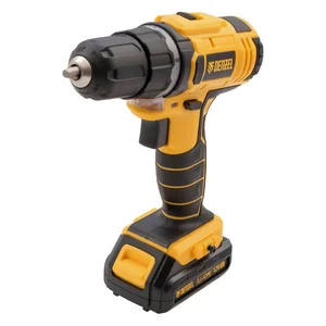 Denzel Дрель-шуруповерт аккумуляторная CDL-12-02, Li-Ion, 12 В, 1.5 А*ч, 2 аккумулятора 26101