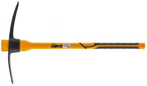 Denzel Кирка 2250 г, широкая, фиберглассовая обрезиненная рукоятка 900 мм// 21838