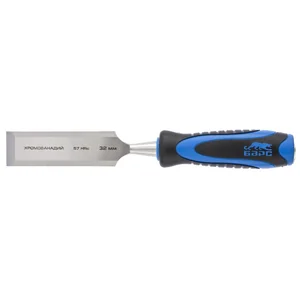 Барс Долото-стамеска, плоская, 32 мм, двухкомпонентная рукоятка, металлический затыльник 24657