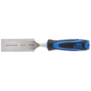 Барс Долото-стамеска, плоская, 38 мм, двухкомпонентная рукоятка, металлический затыльник 24659