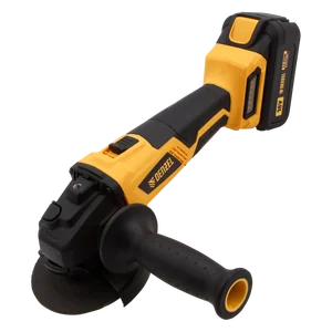 Denzel Углошлифовальная машина BLG-IB-18-02, аккумуляторная, Li-ion, 18 В, 3 Ач, 115 мм 27002